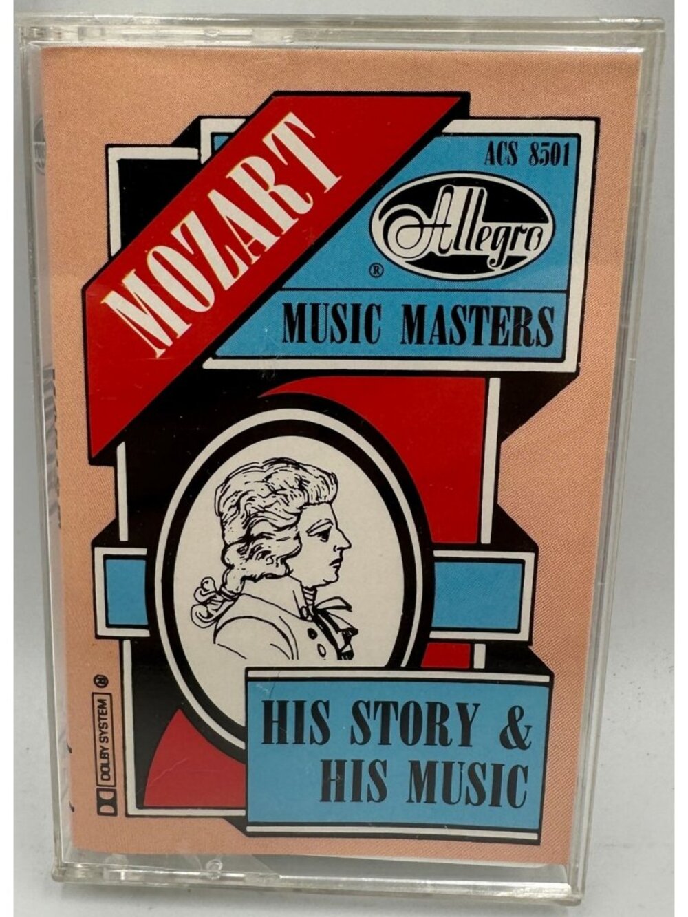 Wolfgang Amadeus Mozart His Story & His Music Cassette Allegro Music Masters